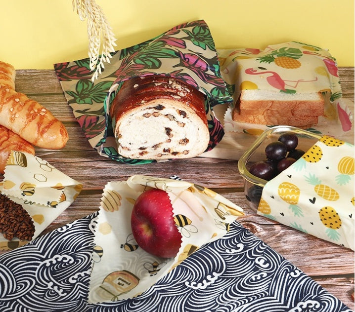 Grade Custom Size Pattern Reusable Eco Wrap Food Storage Bags