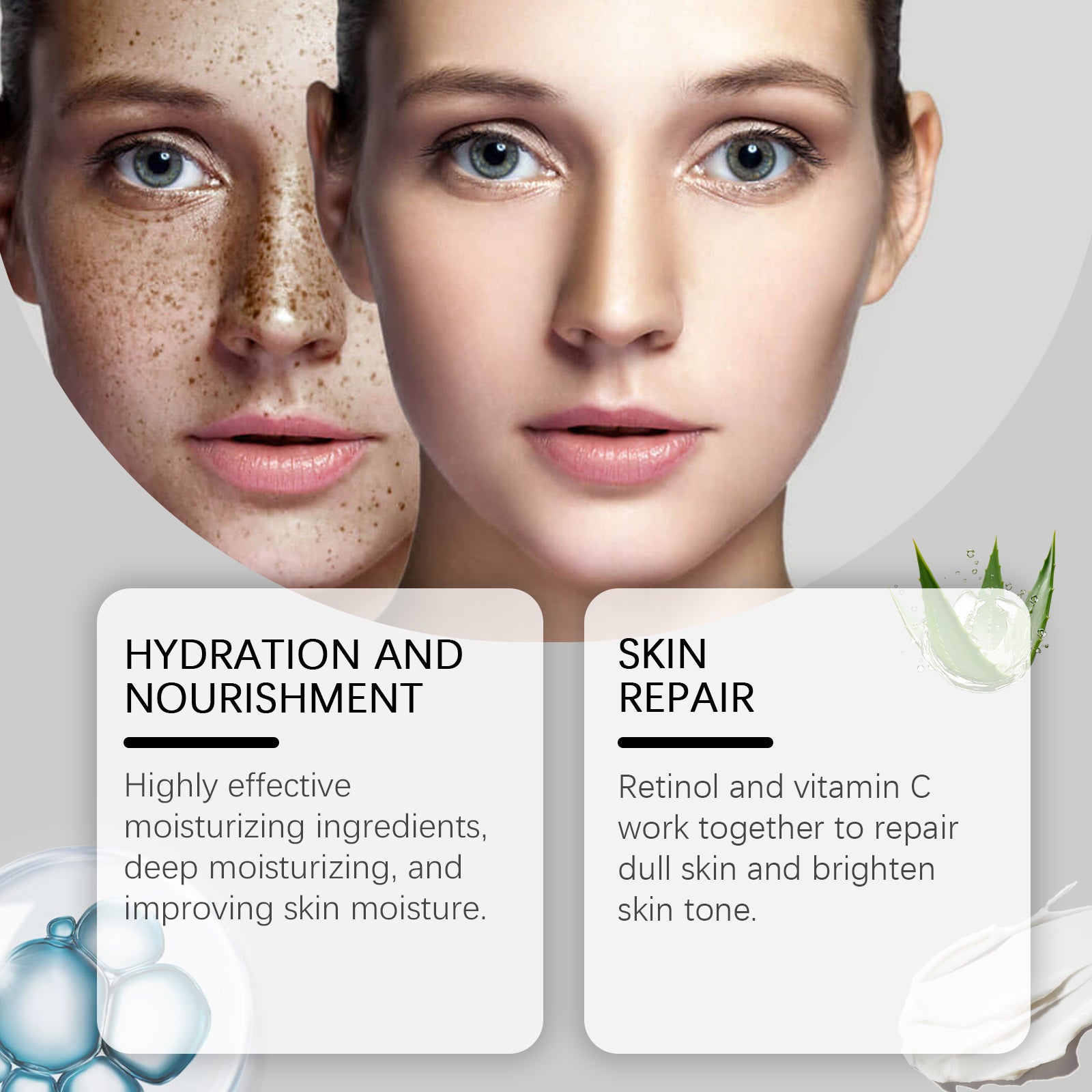 Wiyun Moisturizing Face Cream, Skin Care Moisturizing And Moisturizing To Enhance Skin Hydration Natural Gloss Facial Moisturizer