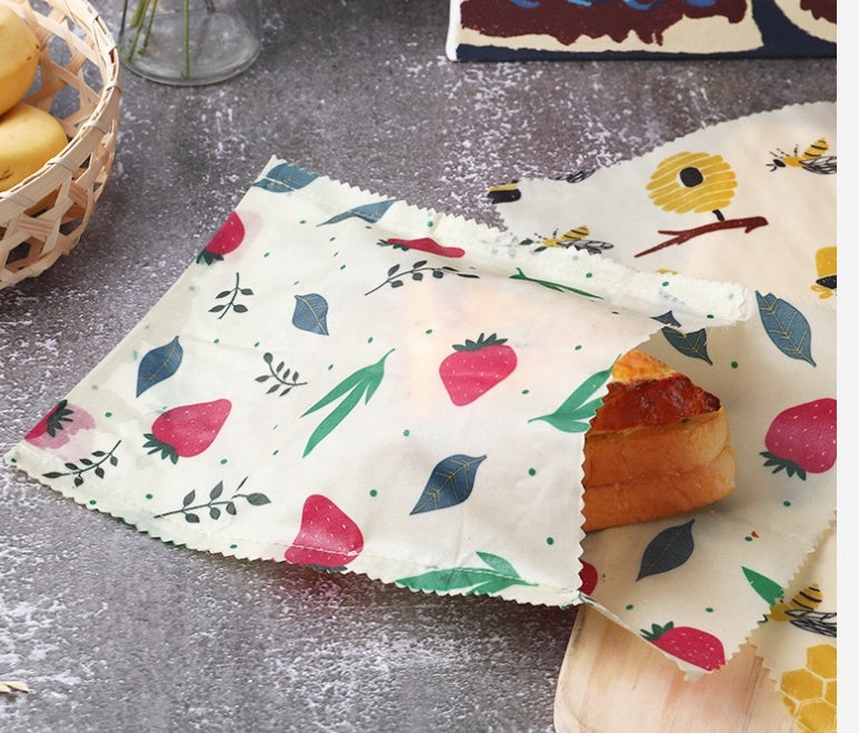 Grade Custom Size Pattern Reusable Eco Wrap Food Storage Bags
